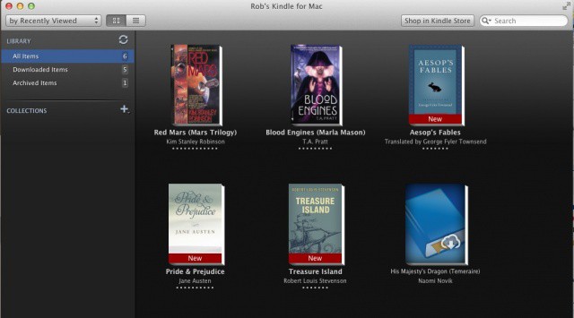 archived version kindle for mac
